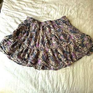 Floral Patterned Women's Skirt